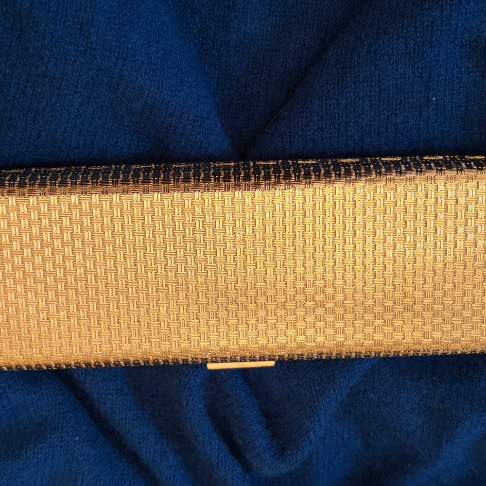 Camrose & Kross Jacqueline Kennedy Gold Evening Clutch (Certificate Included)New